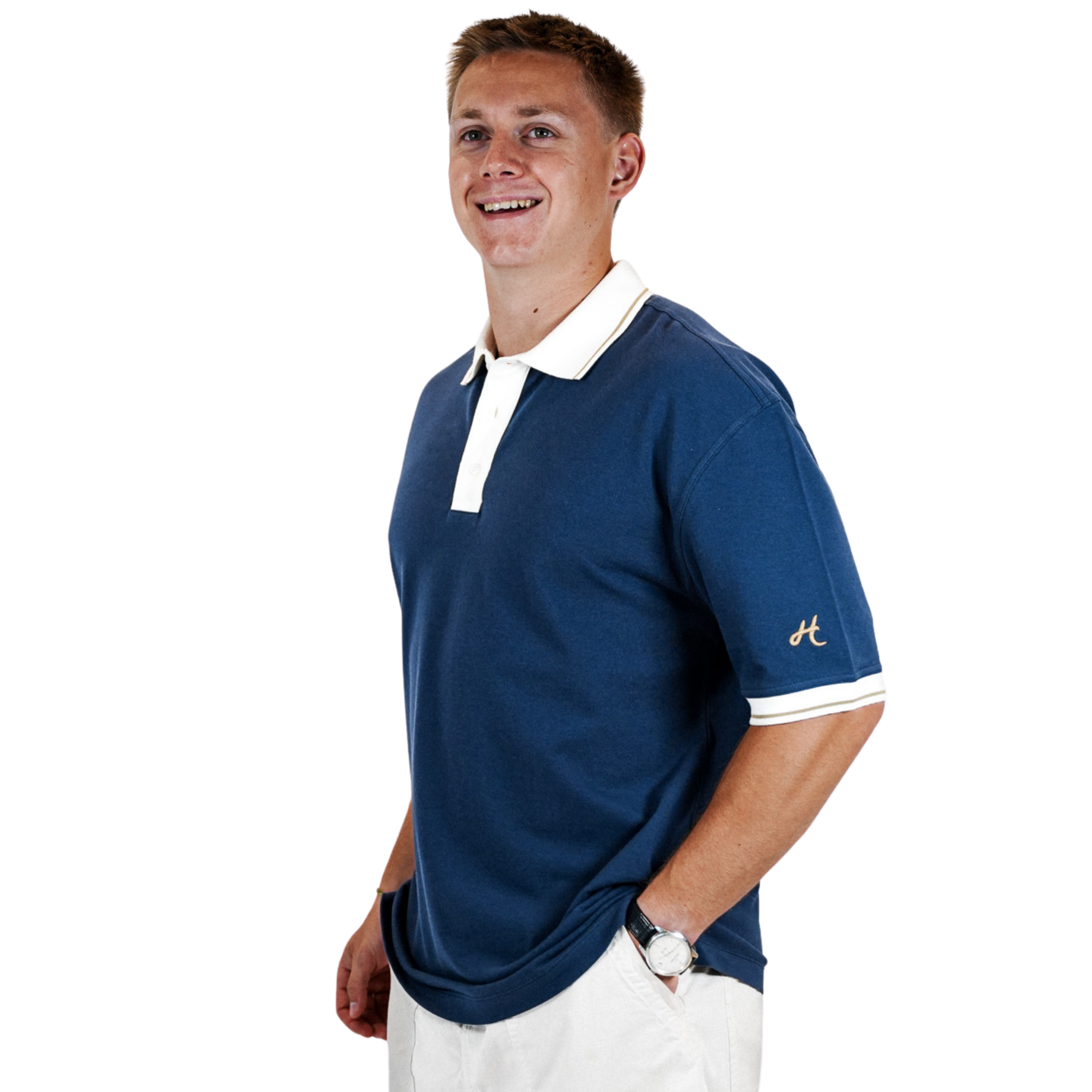 Sea Blue Golf Polo