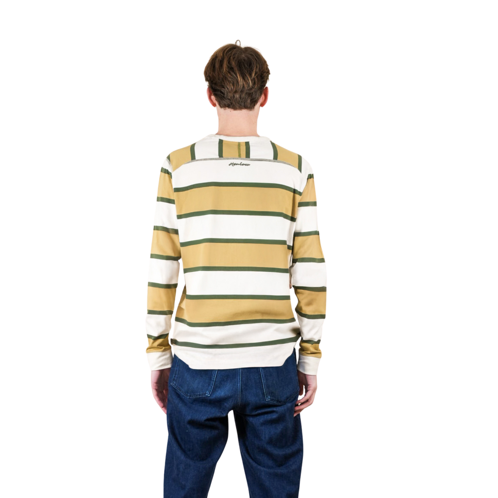 Unisex Barley Stripe Long Sleeve T-Shirt