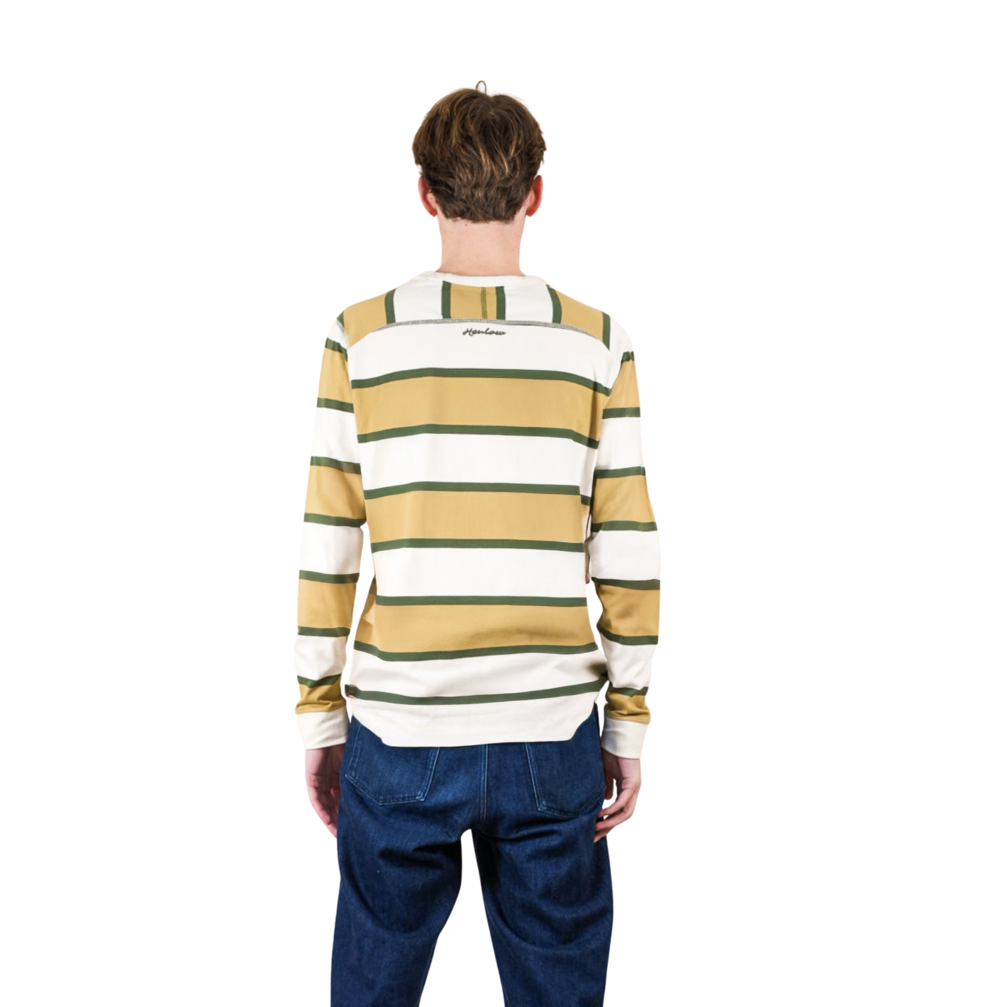 Unisex Barley Stripe Long Sleeve T-Shirt