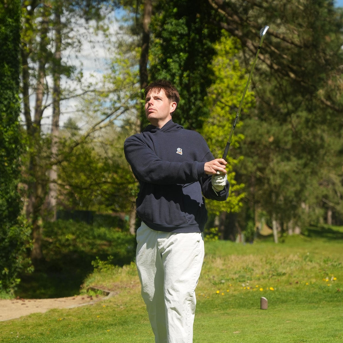Navy Lightweight Golf Hoodie