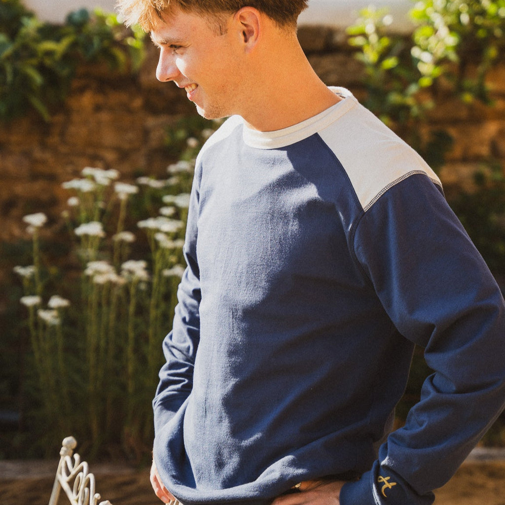 Sea Blue Long Sleeve Running T-Shirt