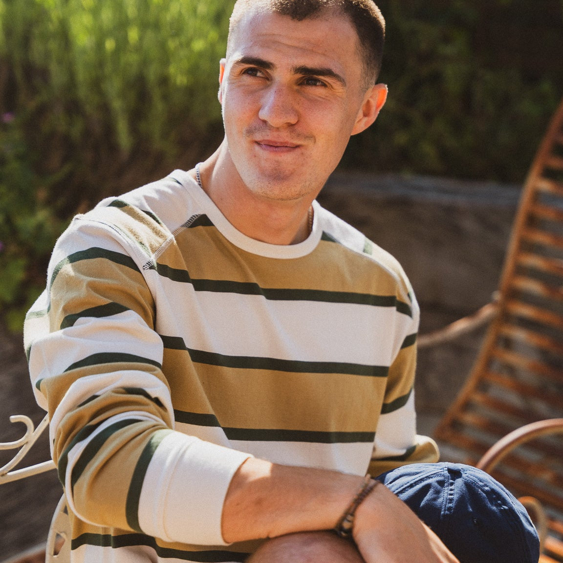 Barley Stripe Long Sleeve T-Shirt