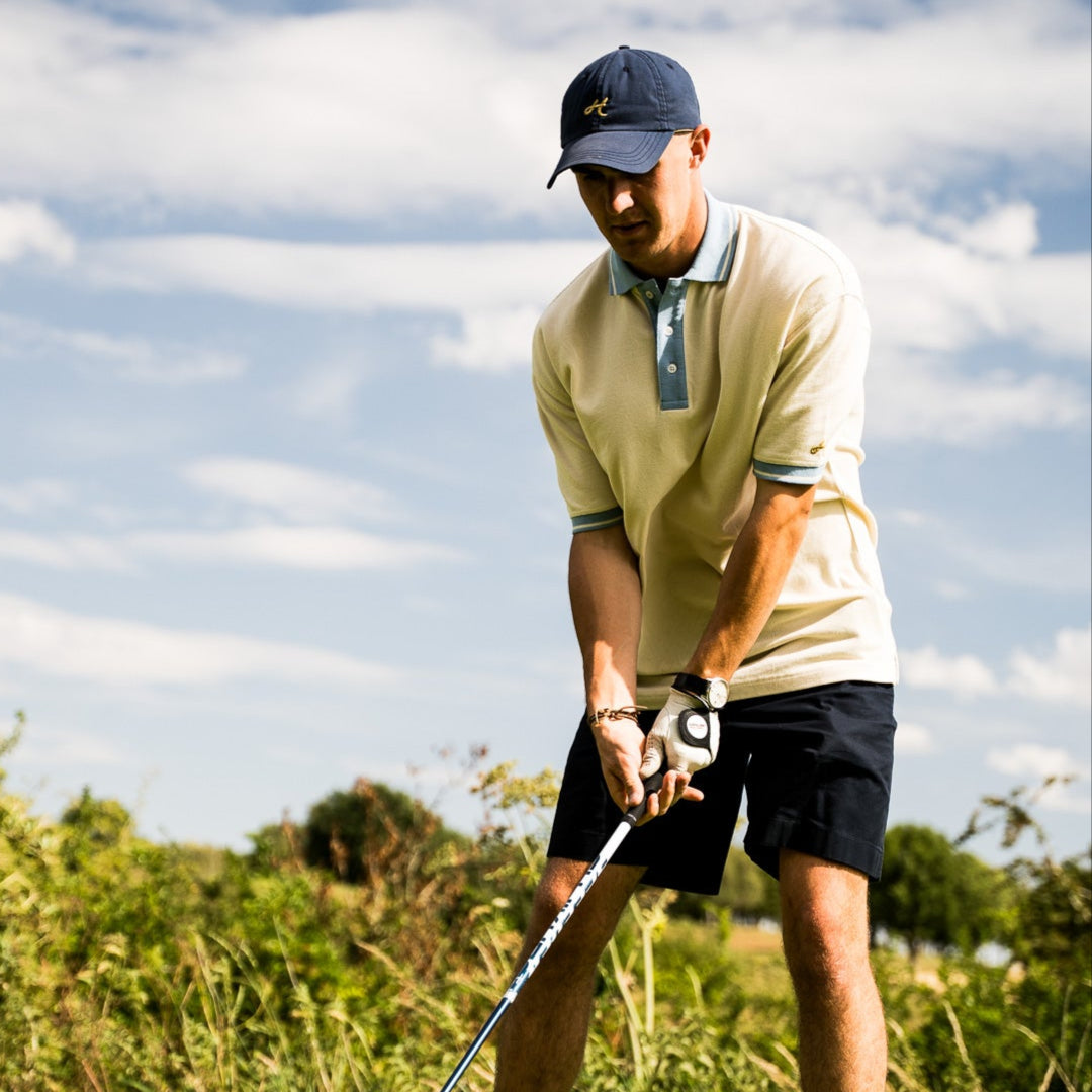 Cloud White Golf Polo