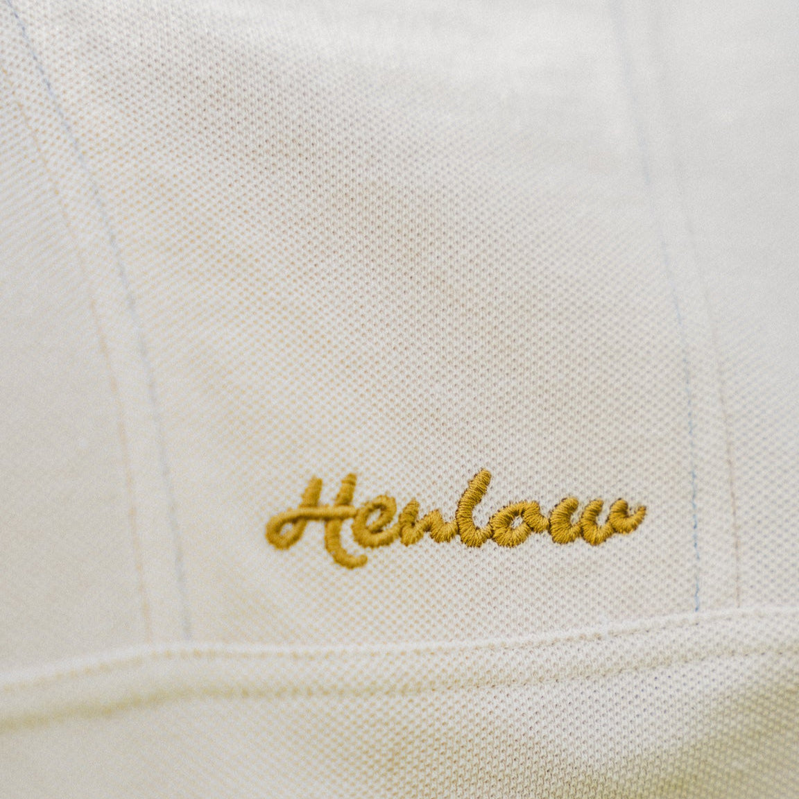 Cloud White oversized Golf Polo