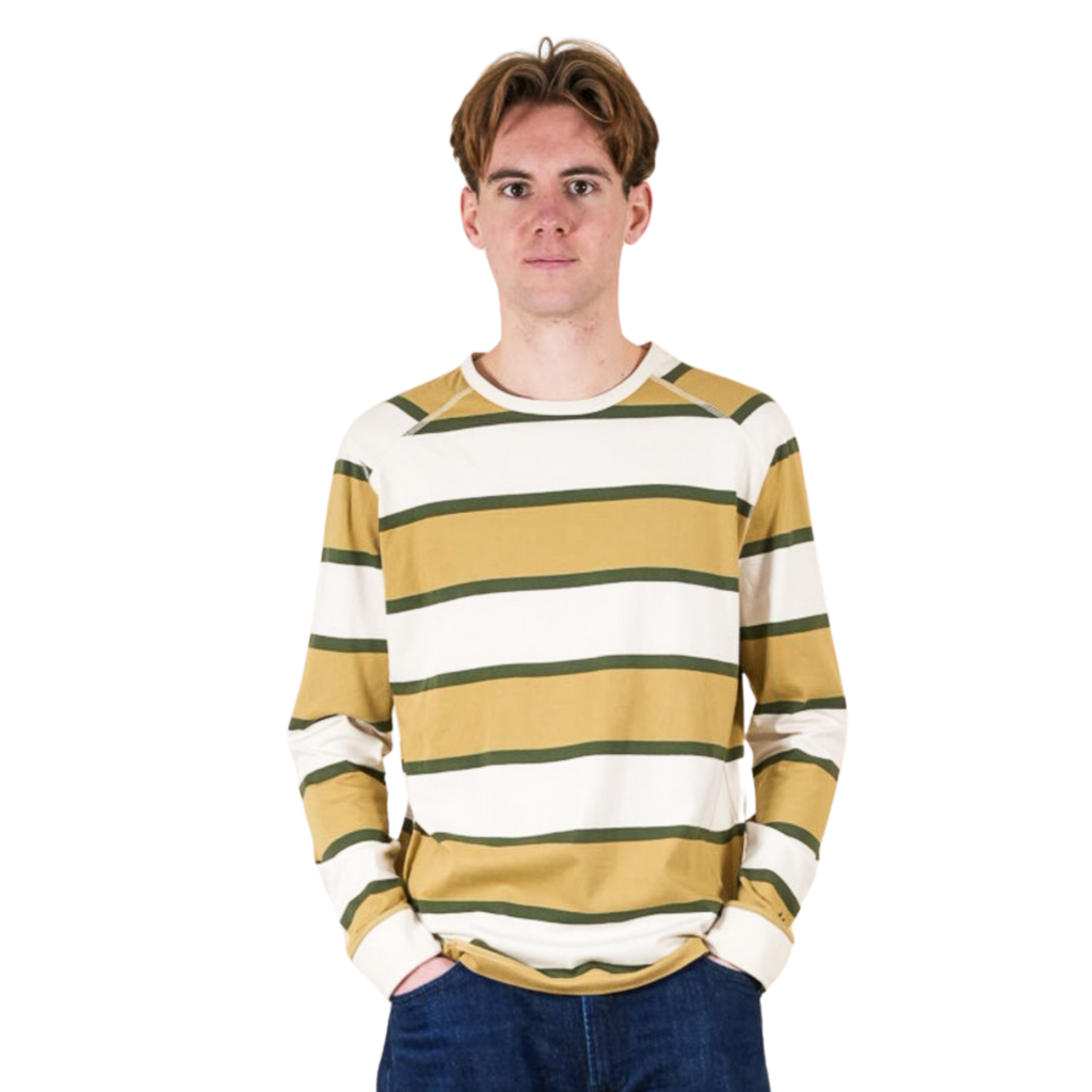 Unisex Barley Stripe Long Sleeve T-Shirt