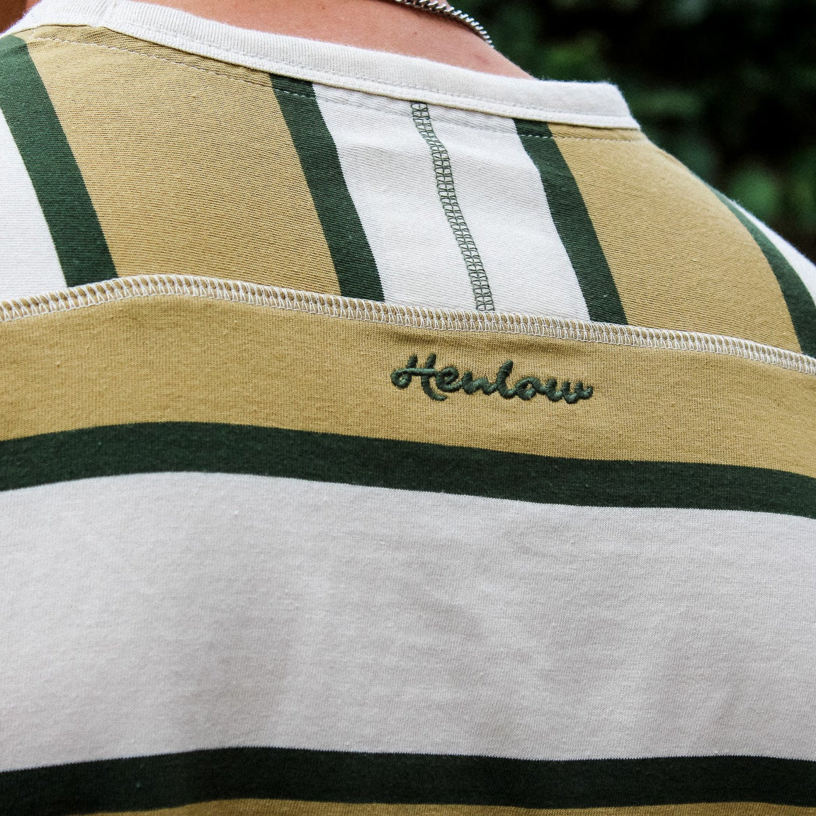 Barley Stripe Long Sleeve Running T-Shirt